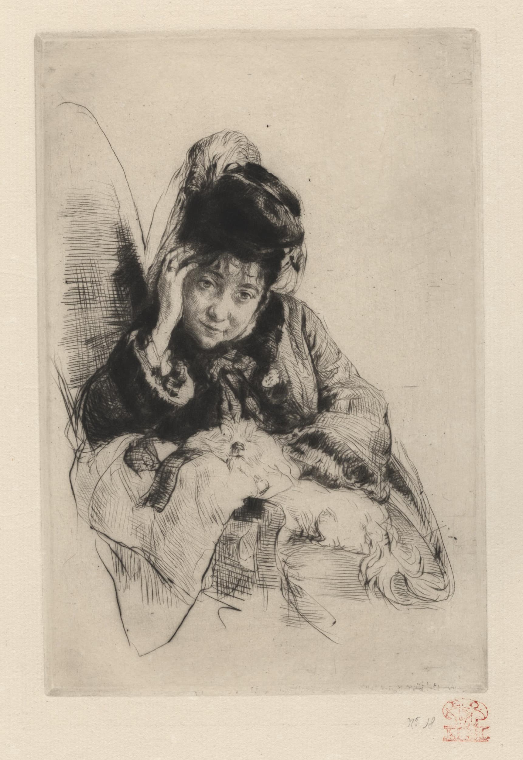 Madame Hector de Callias ou Nina de Villart (salonnière et poétesse)