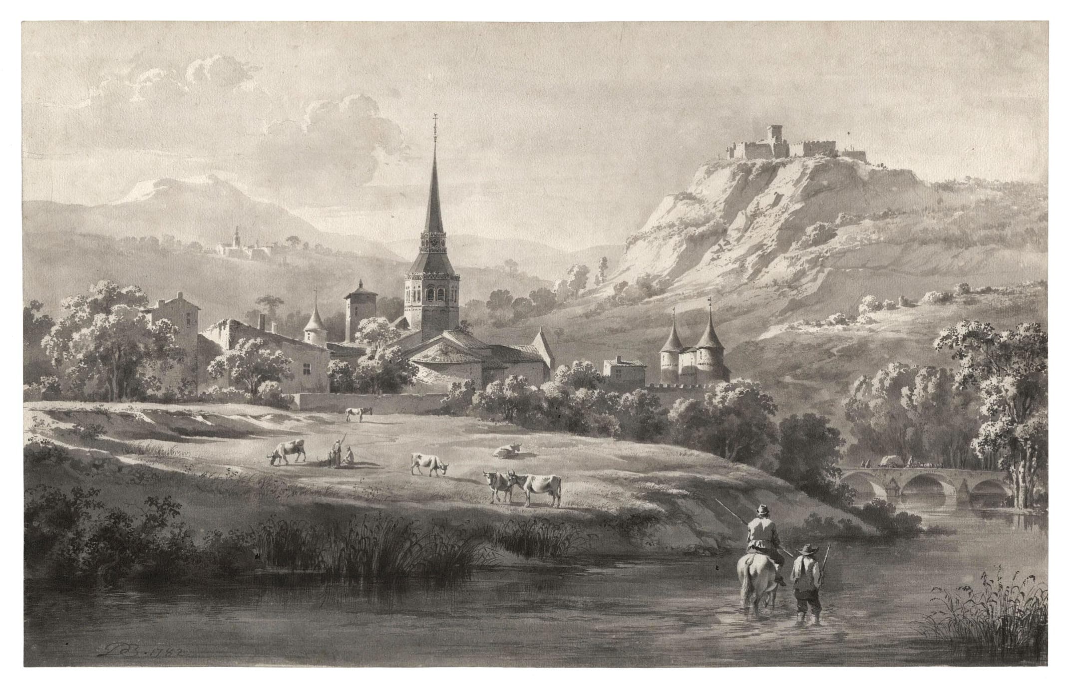 View of Savigny (Rhône)