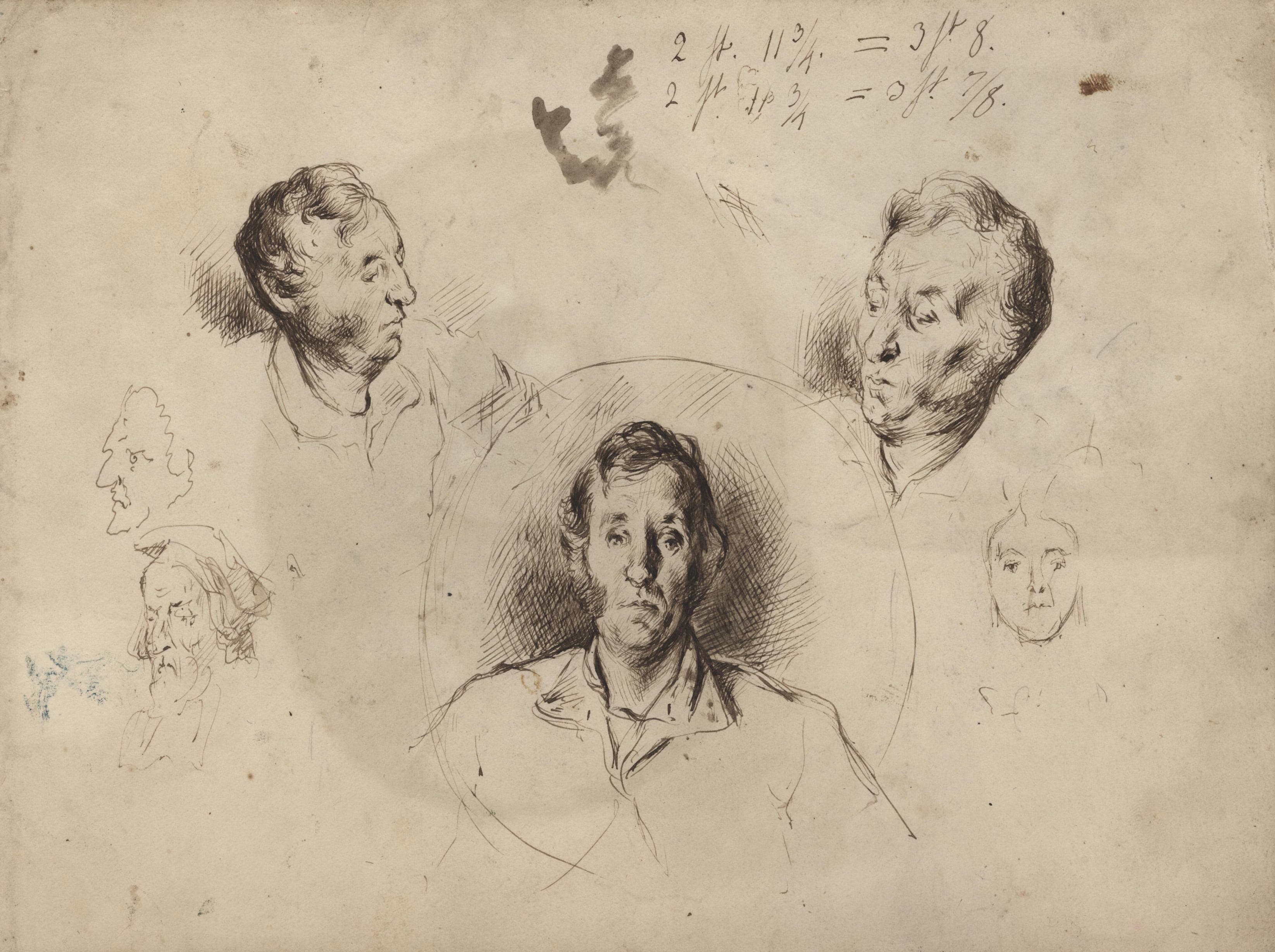 Study: three portraits