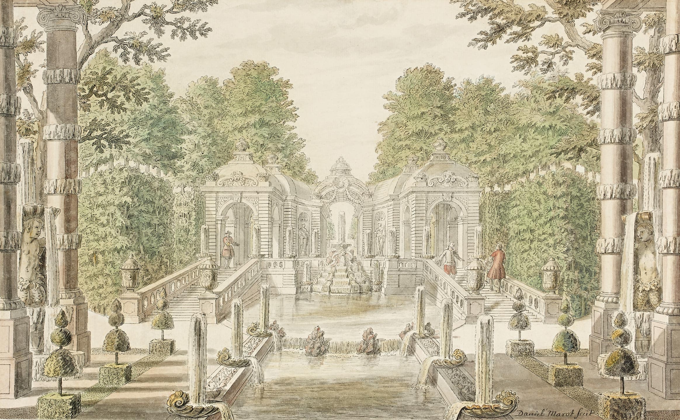 Project for a Stage Decor with Garden