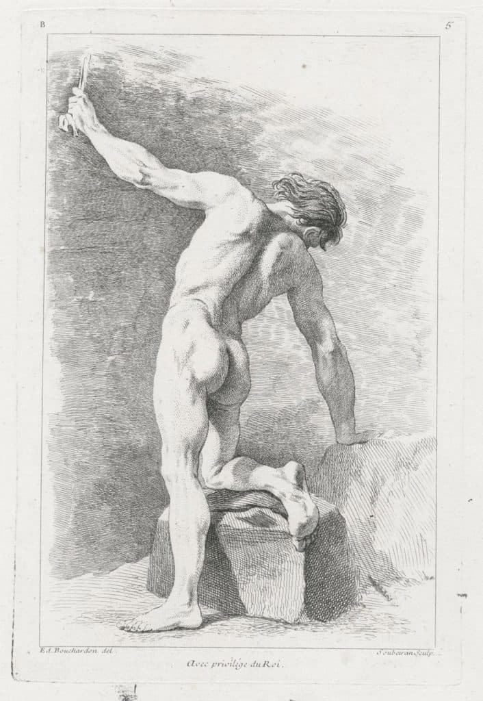 Soubeyran / D’après Bouchardon – Académie d’homme de dos