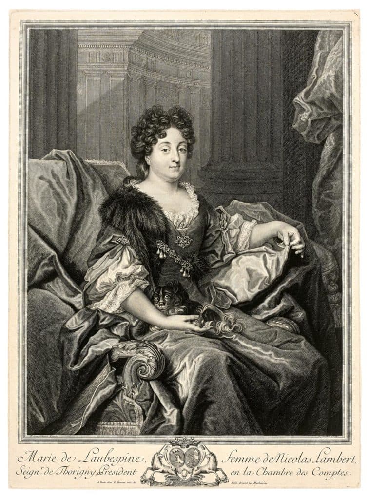 Drevet (Pierre) – Portrait de Marie de l’Aubespine