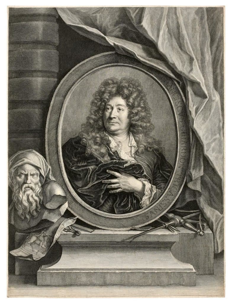 Drevet (Pierre) – Portrait de François Girardon, sculpteur