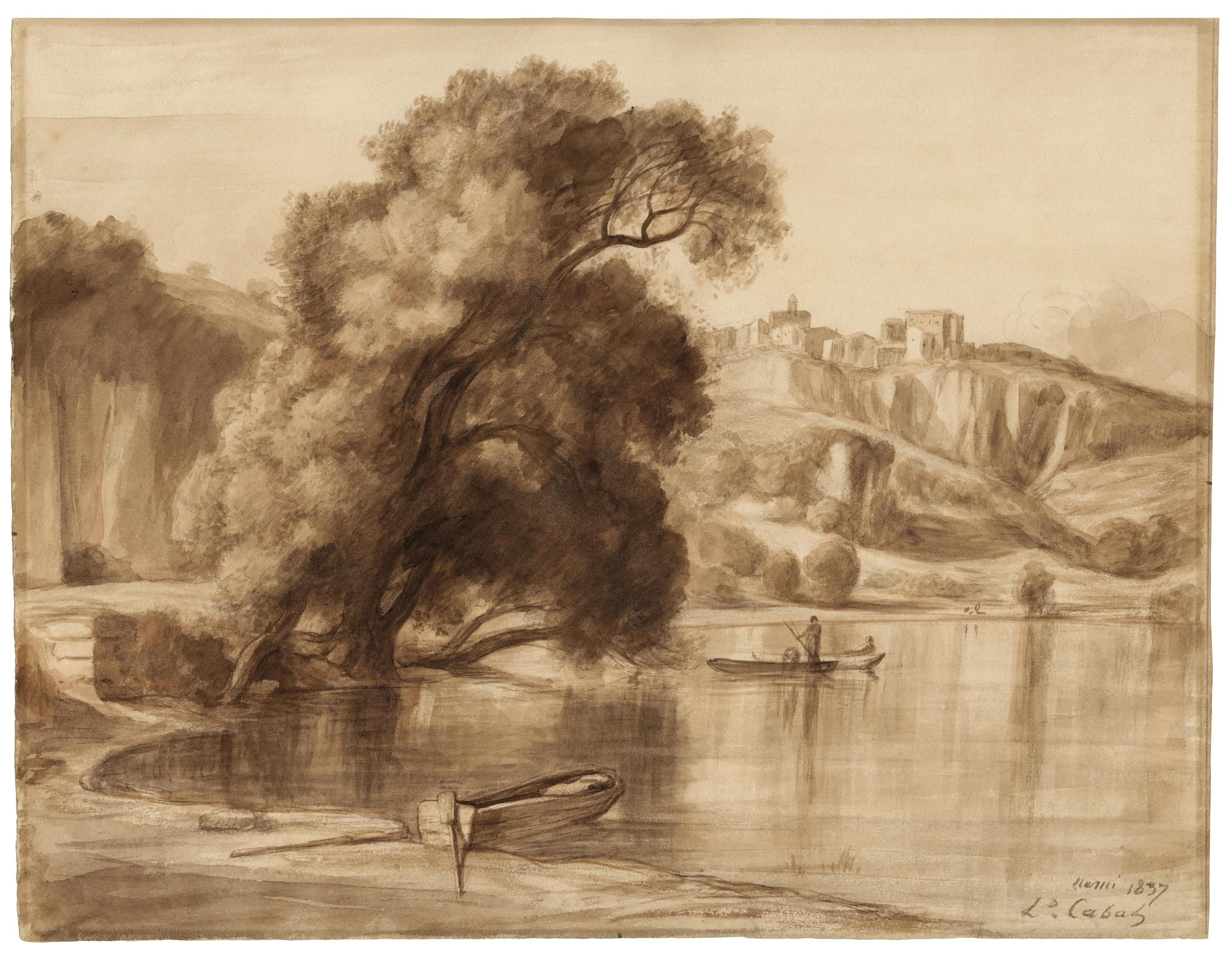 Promenade en barque sur le lac de Narni