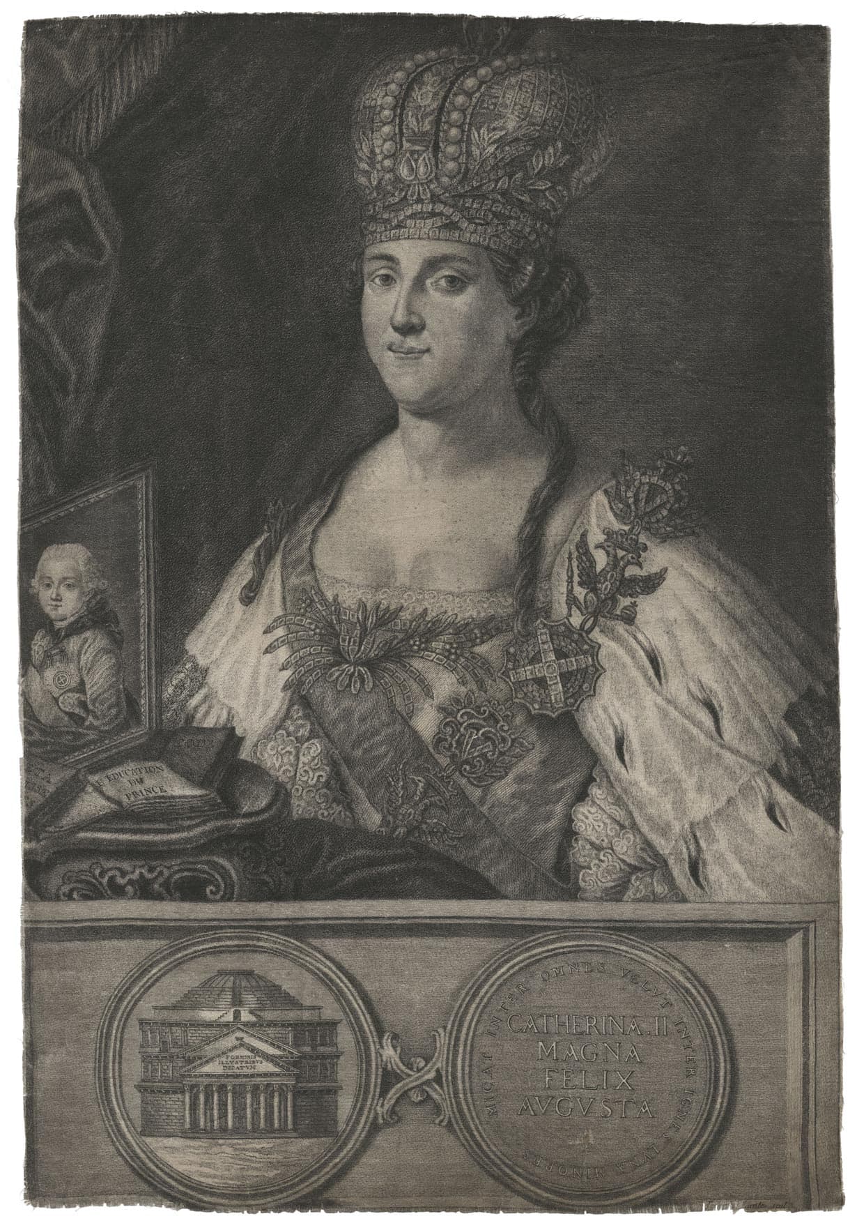 Portrait of Catherine II of Russia, in majesty