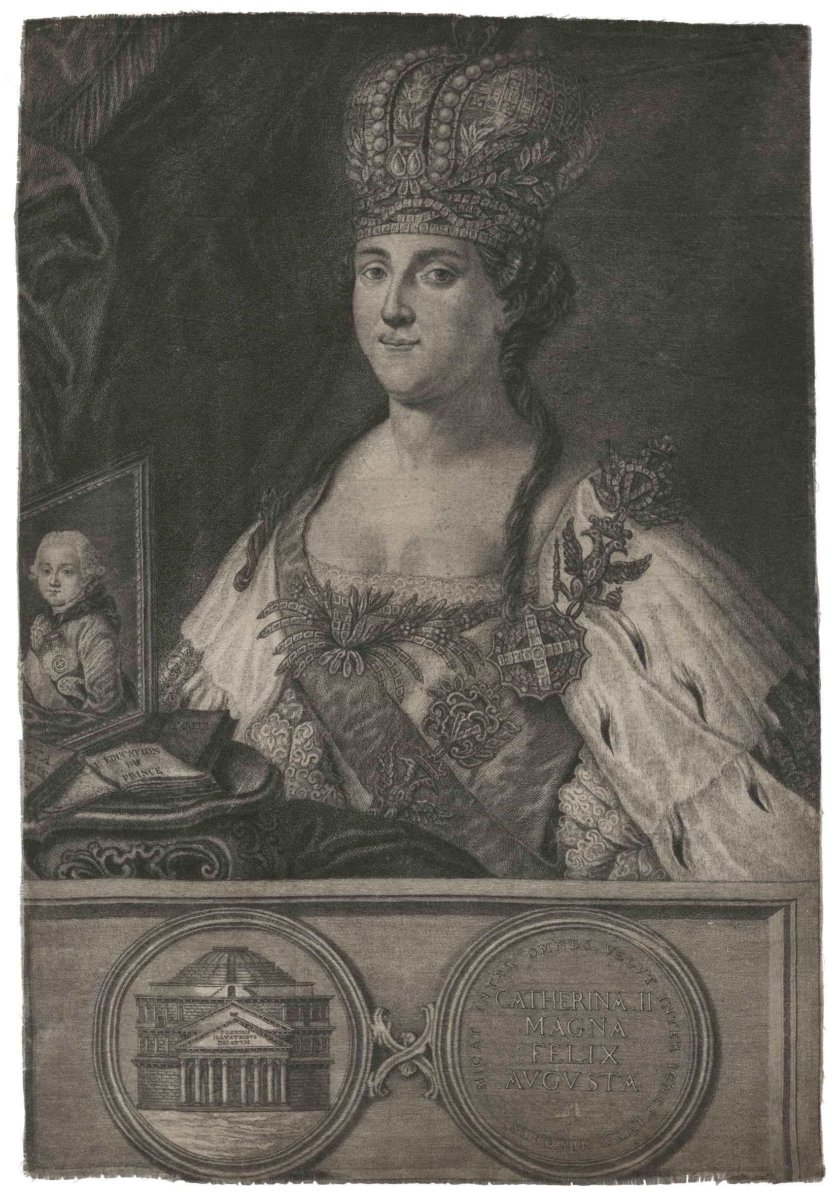 Portrait de Catherine II de Russie, en majesté