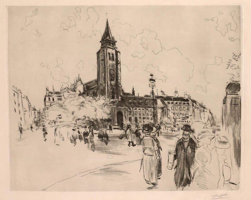 Raffaëlli – Place Saint-Germain-des-Prés