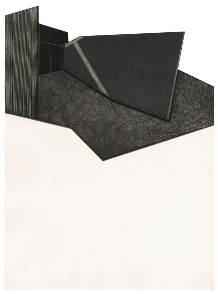 Müller-Reinhart – Sans titre (composition en noir et beige)