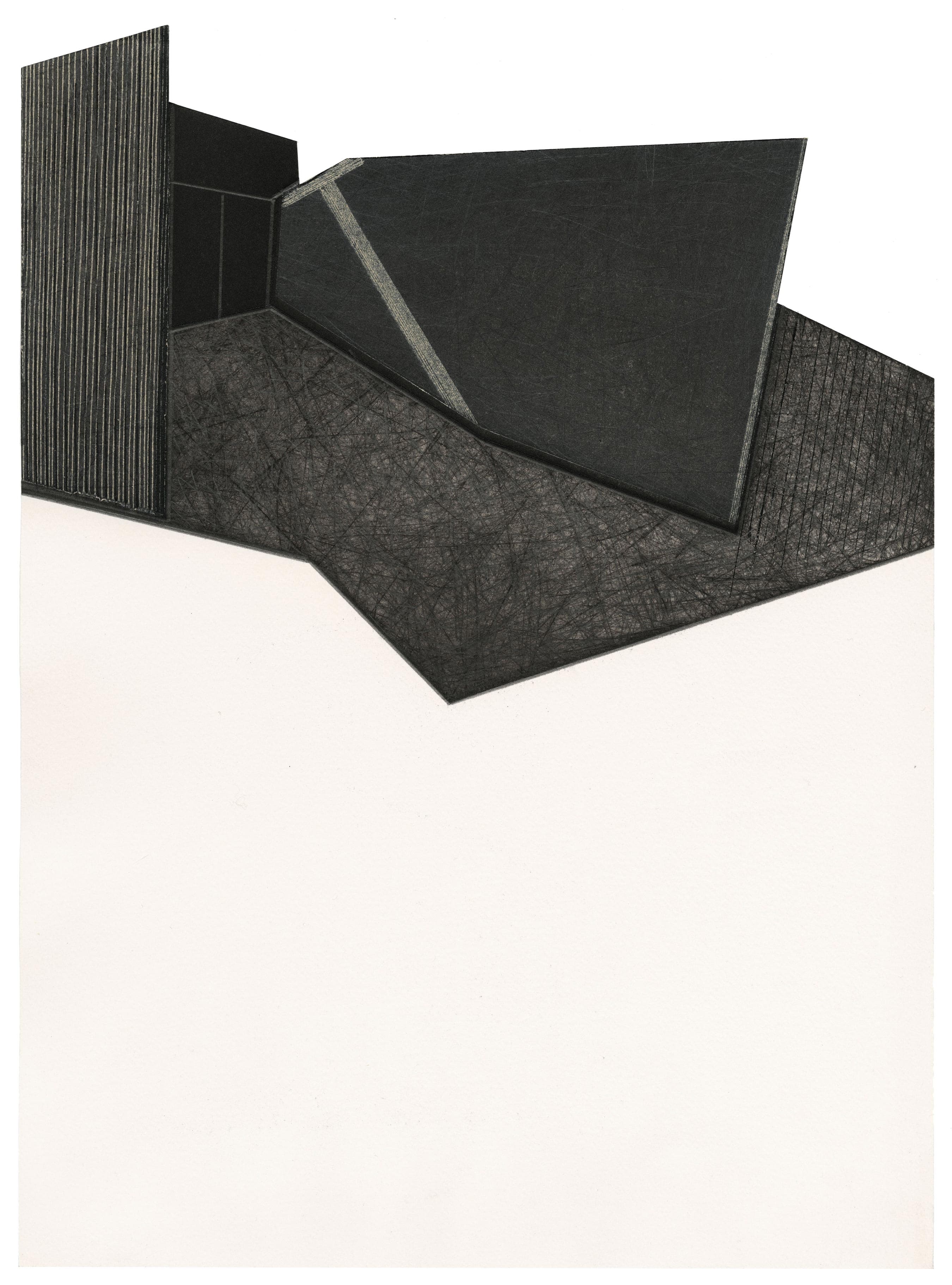 Sans titre (composition en noir et beige)