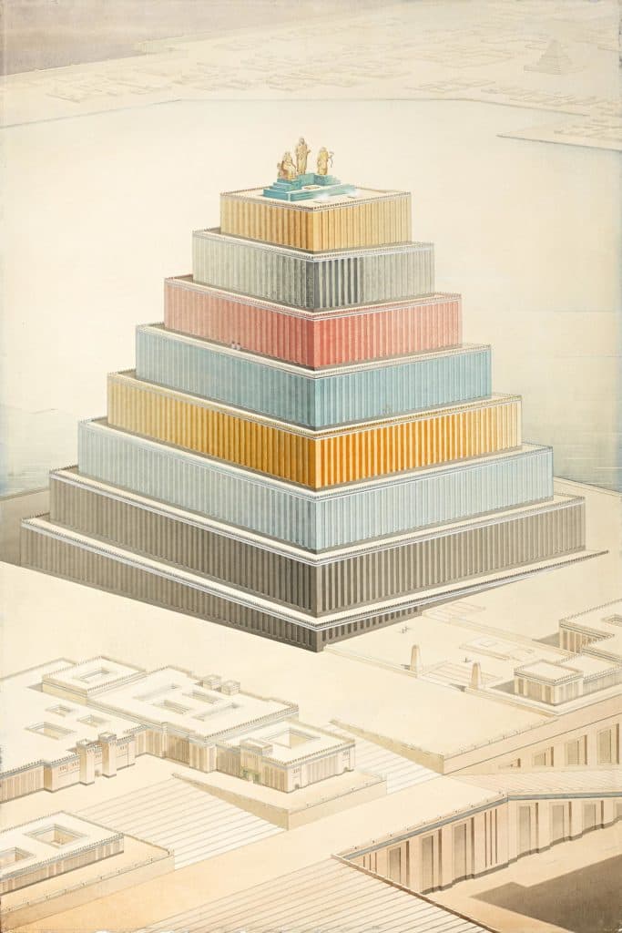 Chipiez – Projet de Tour de Babel moderne