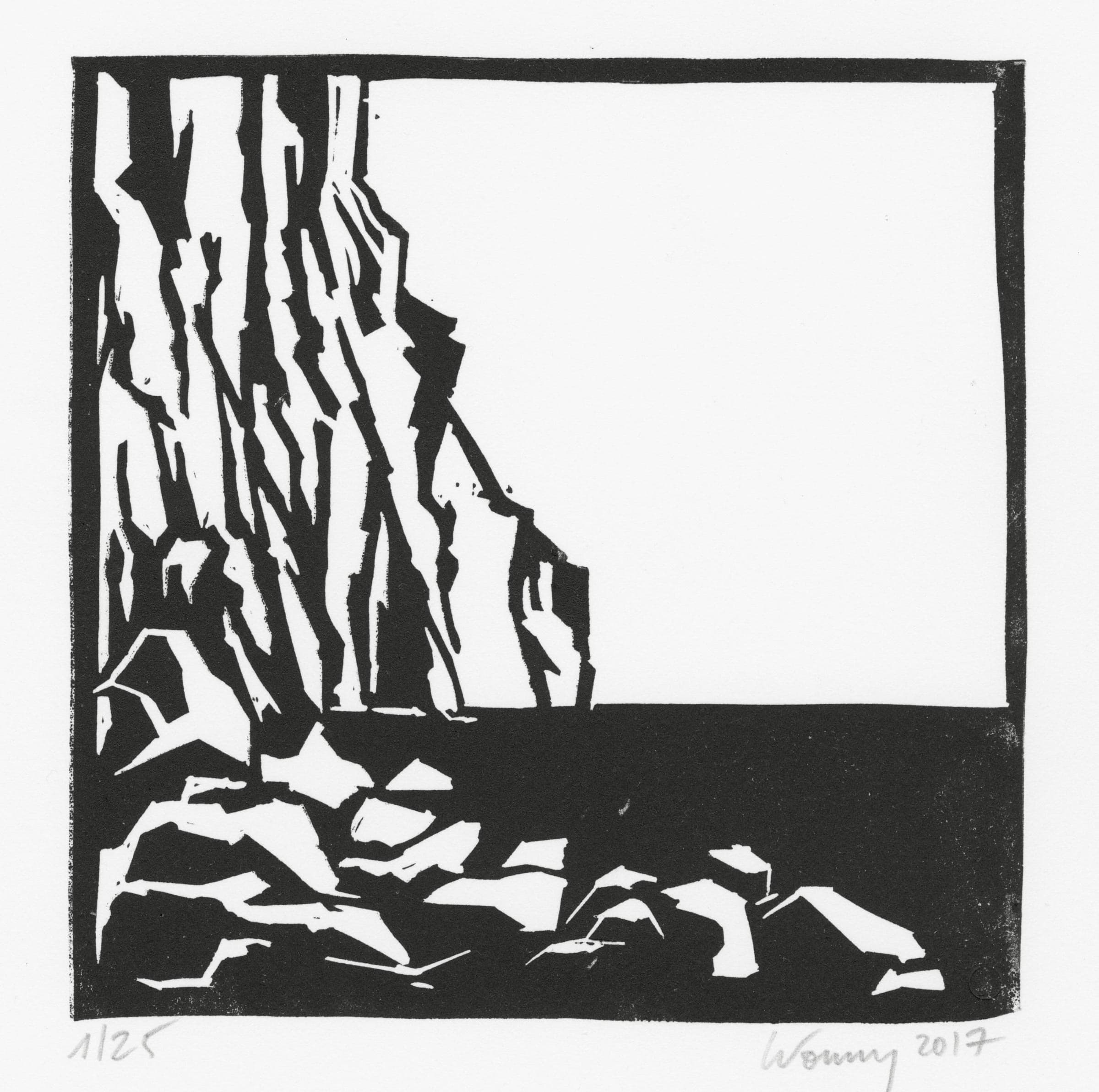 Eboulis (rock slide)