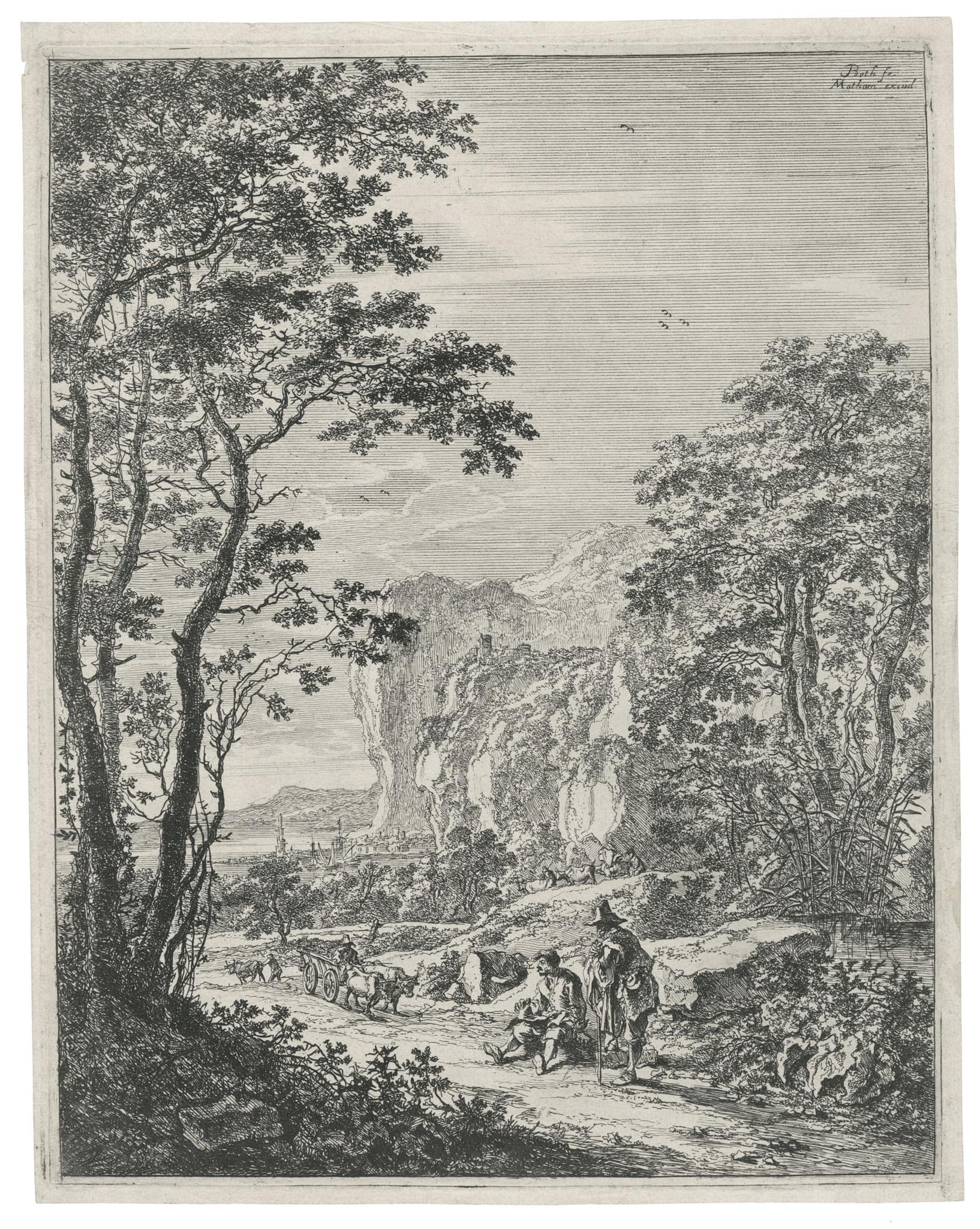 Le charriot attelé de bœufs