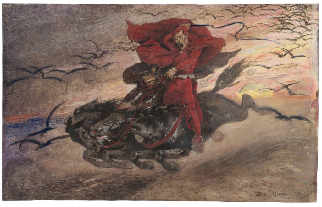 Boutet – La Chevauchée de Faust et Méphistophélès