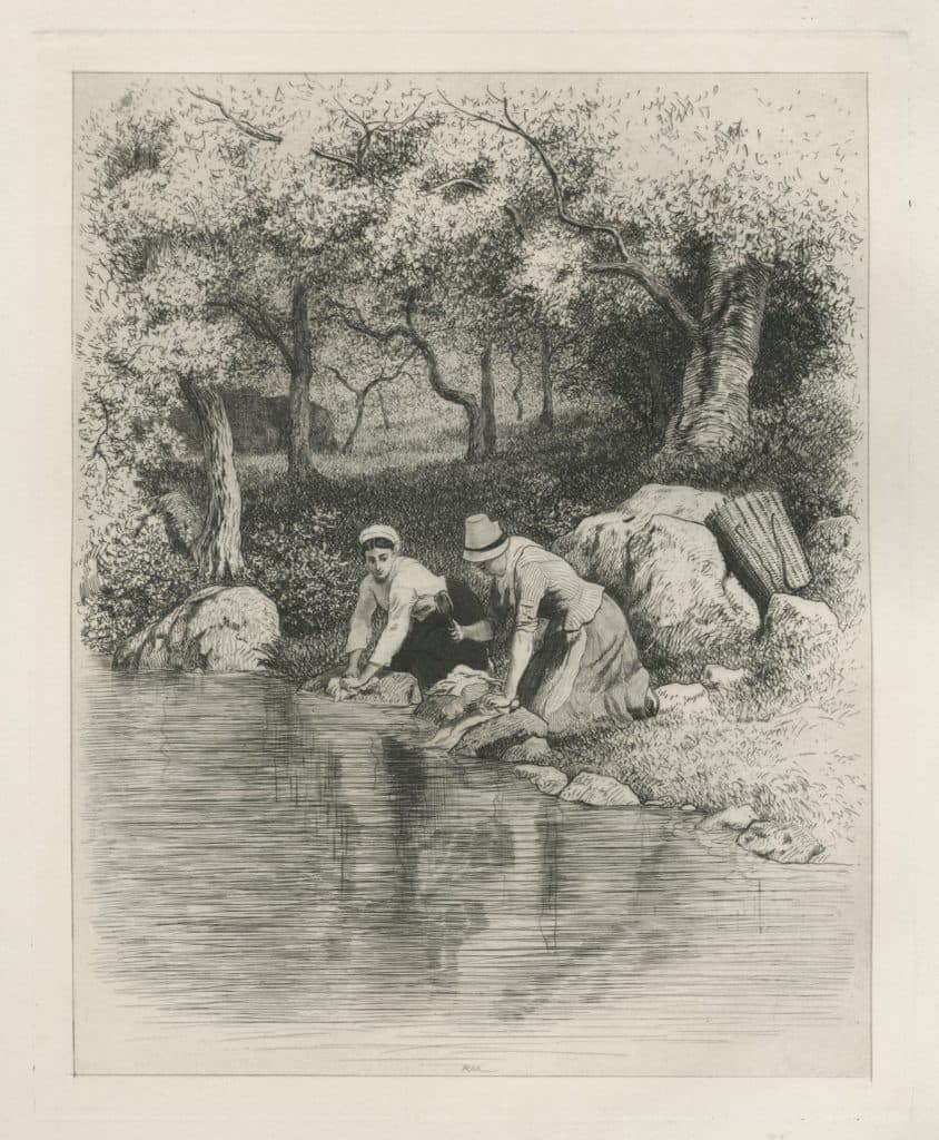 Potémont – Laveuses à Vallière (Creuse)