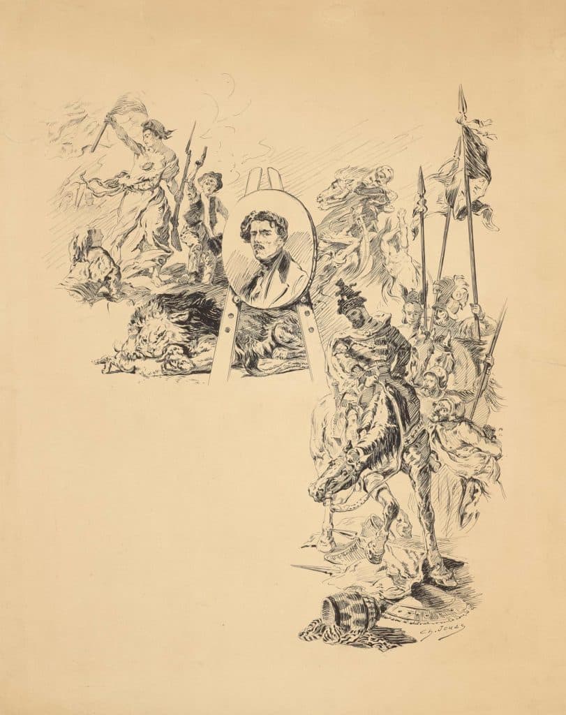 Jouas – Hommage à Delacroix