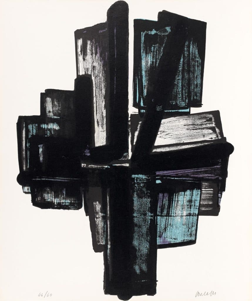 Soulages – Lithographie n° 4