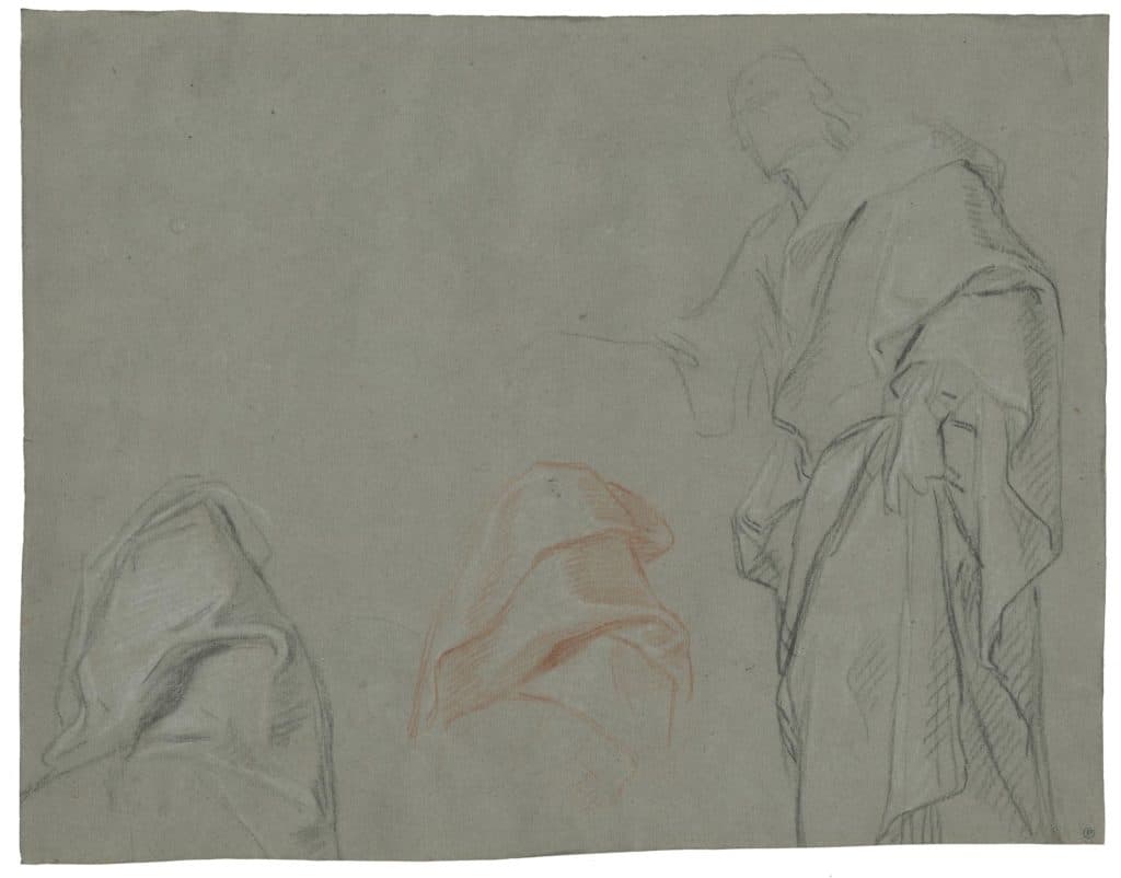 Coypel (Antoine) – Etude du Christ bénissant