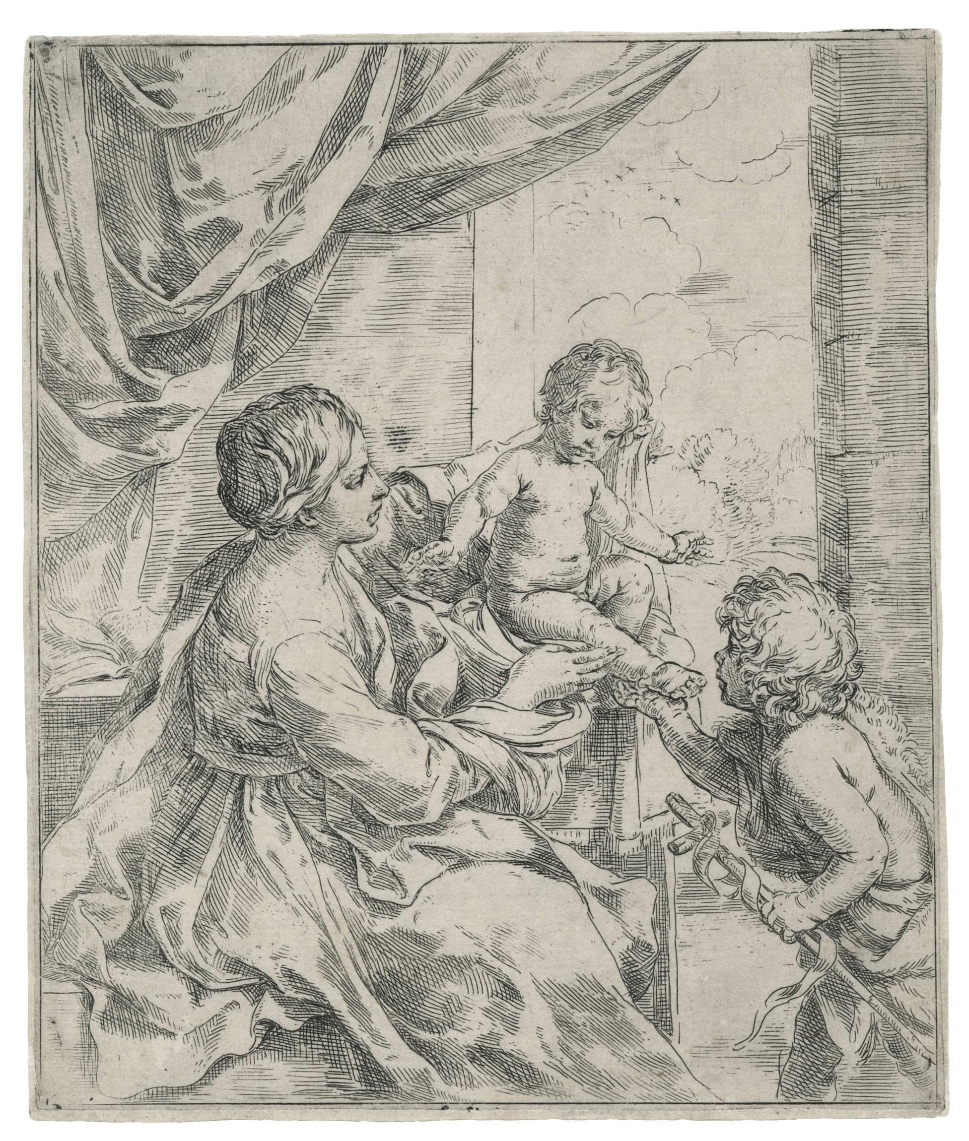 La Vierge, l’Enfant Jésus et saint Jean-Baptiste