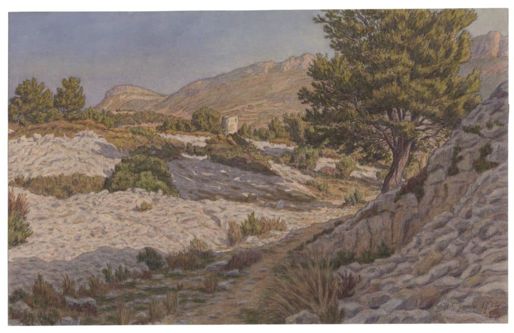 Rivière – Vieille tour à Cassis