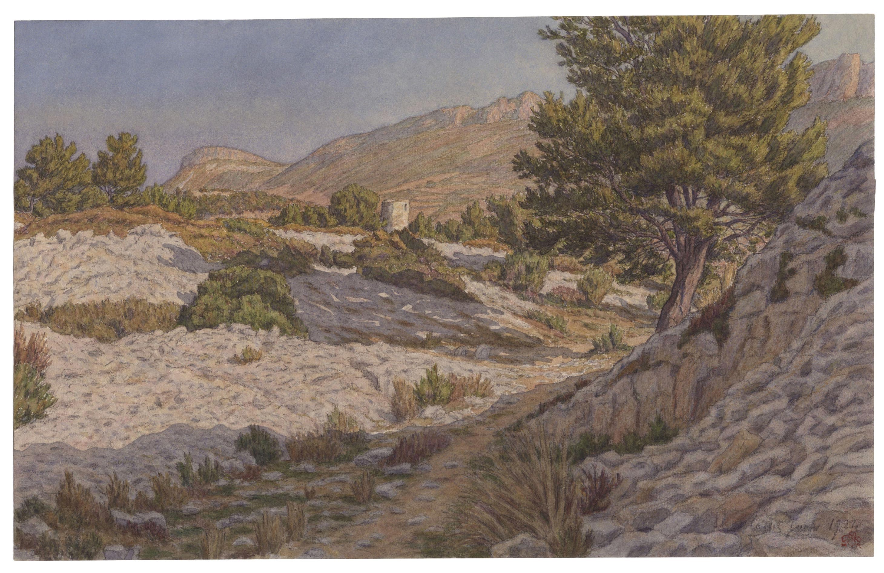 Vieille tour à Cassis