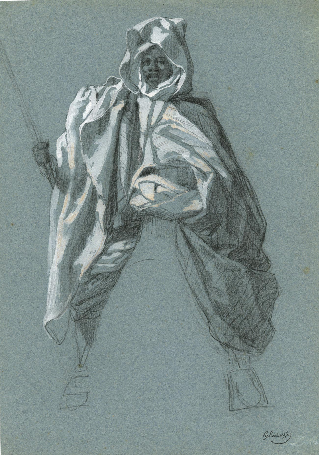 Study of an African cavalryman