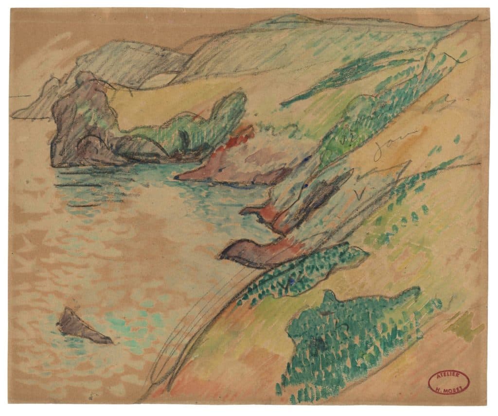 Moret – Falaises au-dessus de la mer