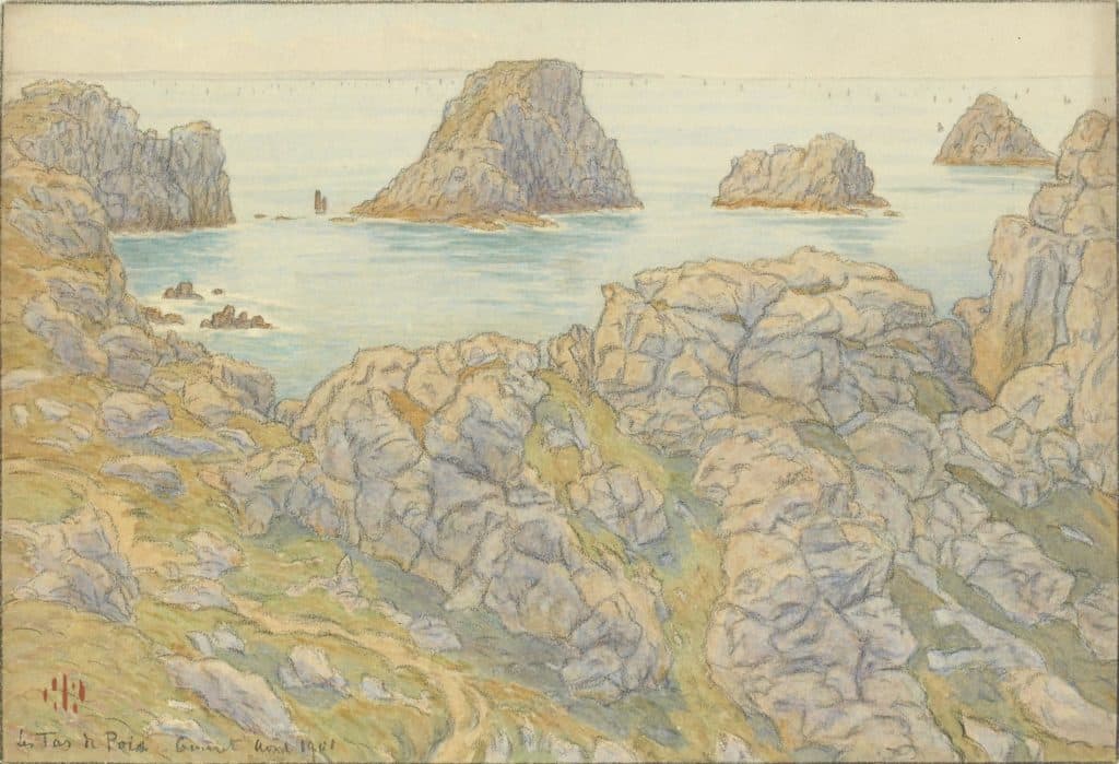 Rivière – Vue des Tas de Pois, Camaret-sur-Mer, presqu’île de Crozon