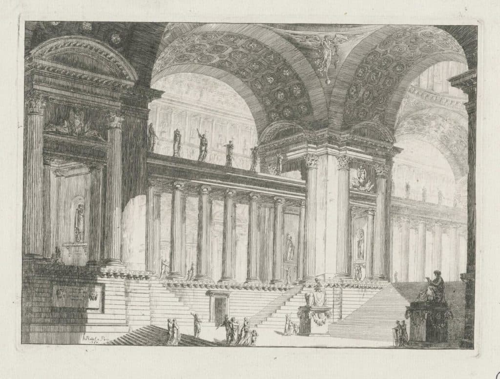 Petit-Radel – Vue d’un temple