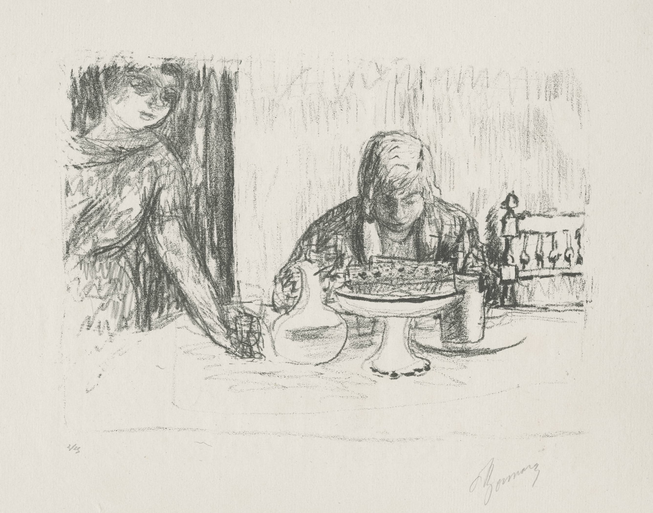 La coupe et le compotier