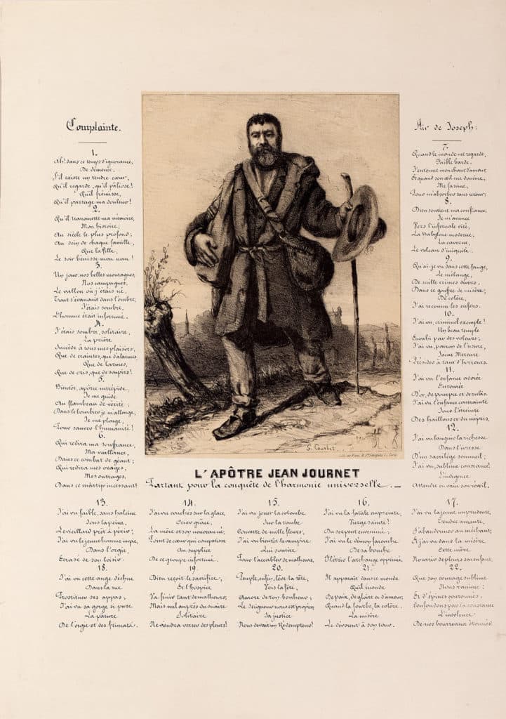 Courbet – L’apôtre Jean Journet
