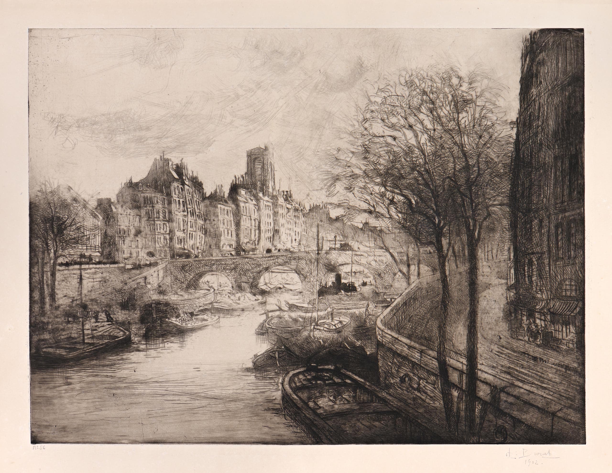 Le pont Marie (Paris)