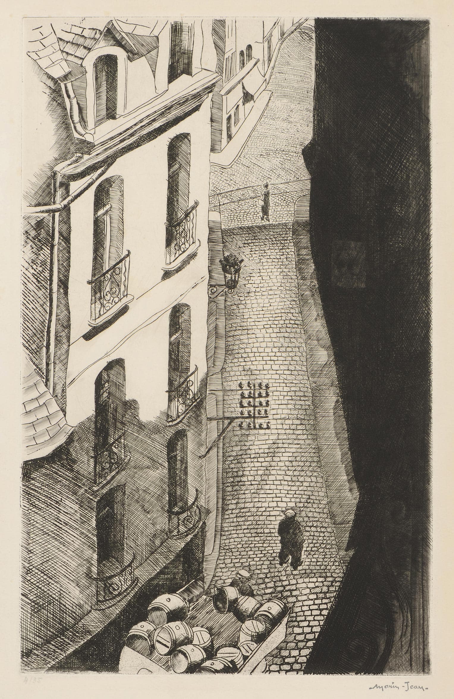 La rue de Briard à Nantes