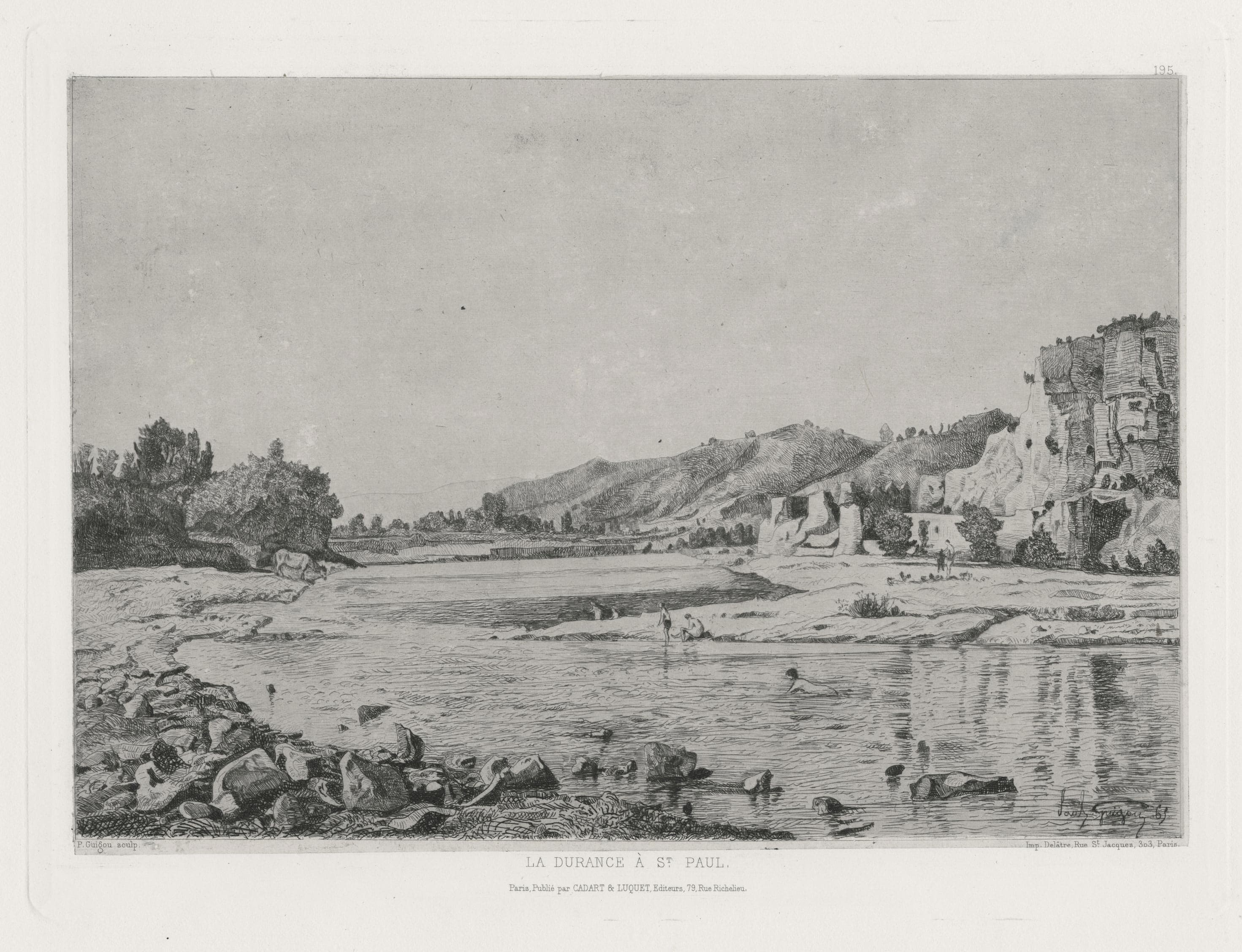 La Durance à Saint-Paul