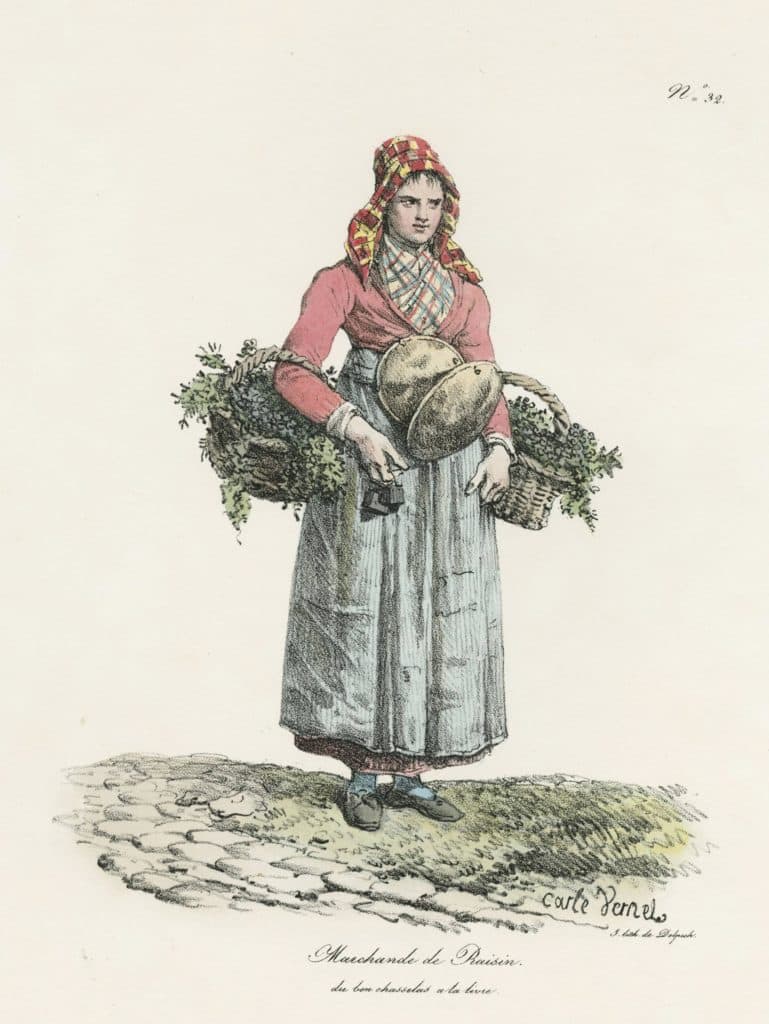 Vernet – Marchande de Raisin