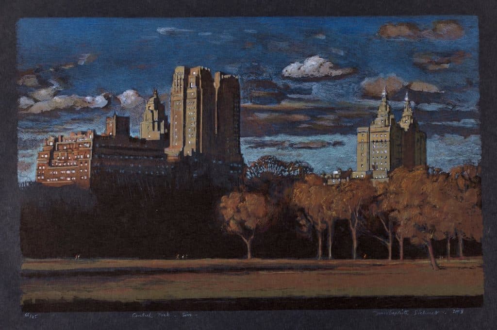 Sécheret – Central Park. Soir