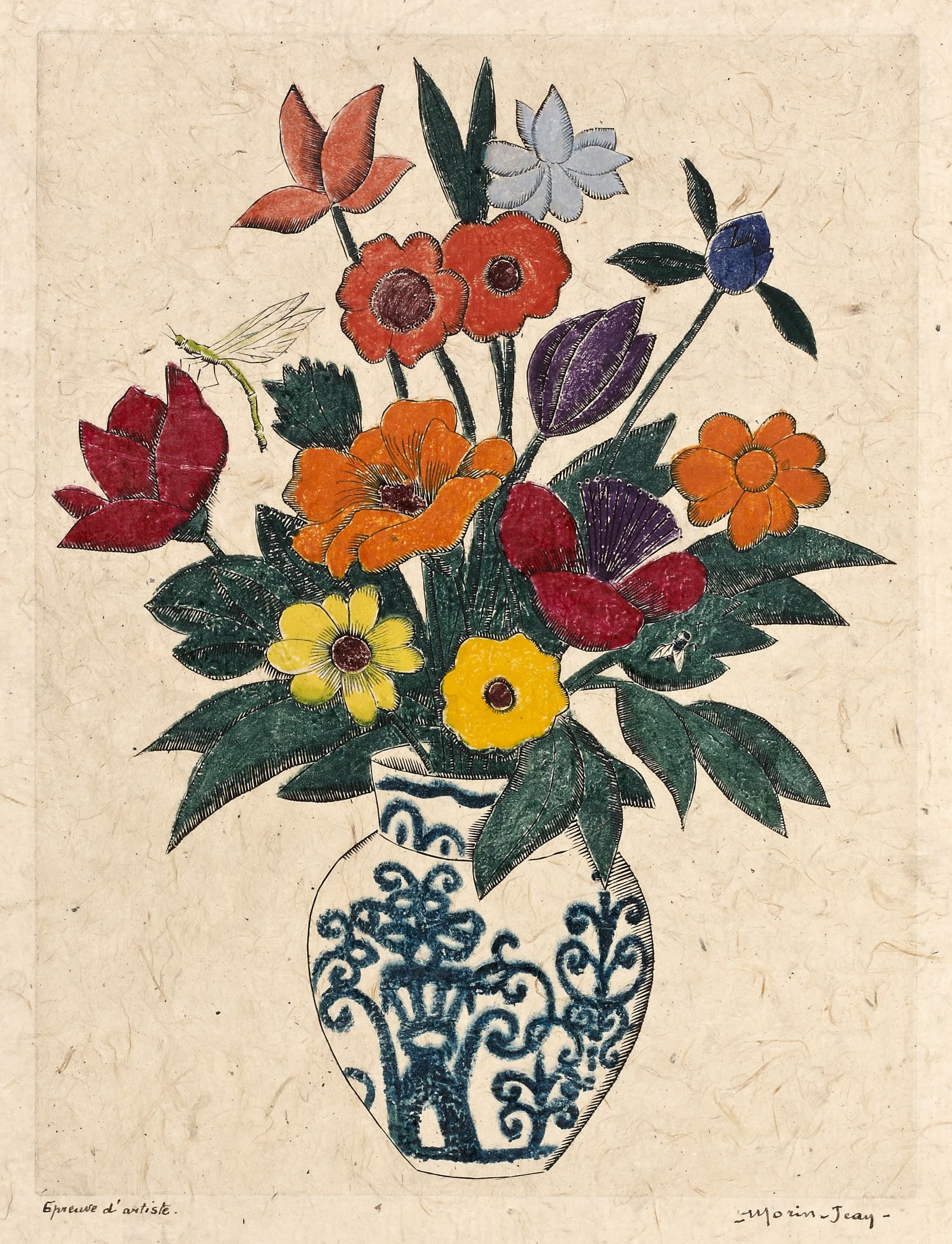 Bouquet of flowers in a vase