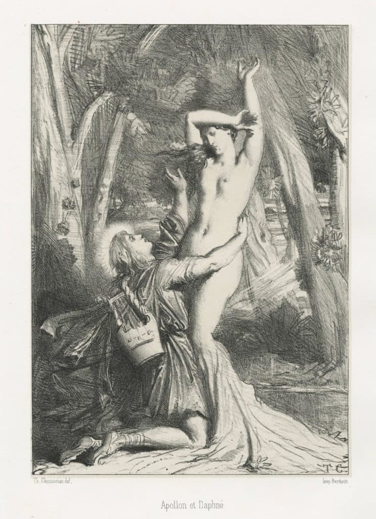Chassériau – Apollon et Daphné