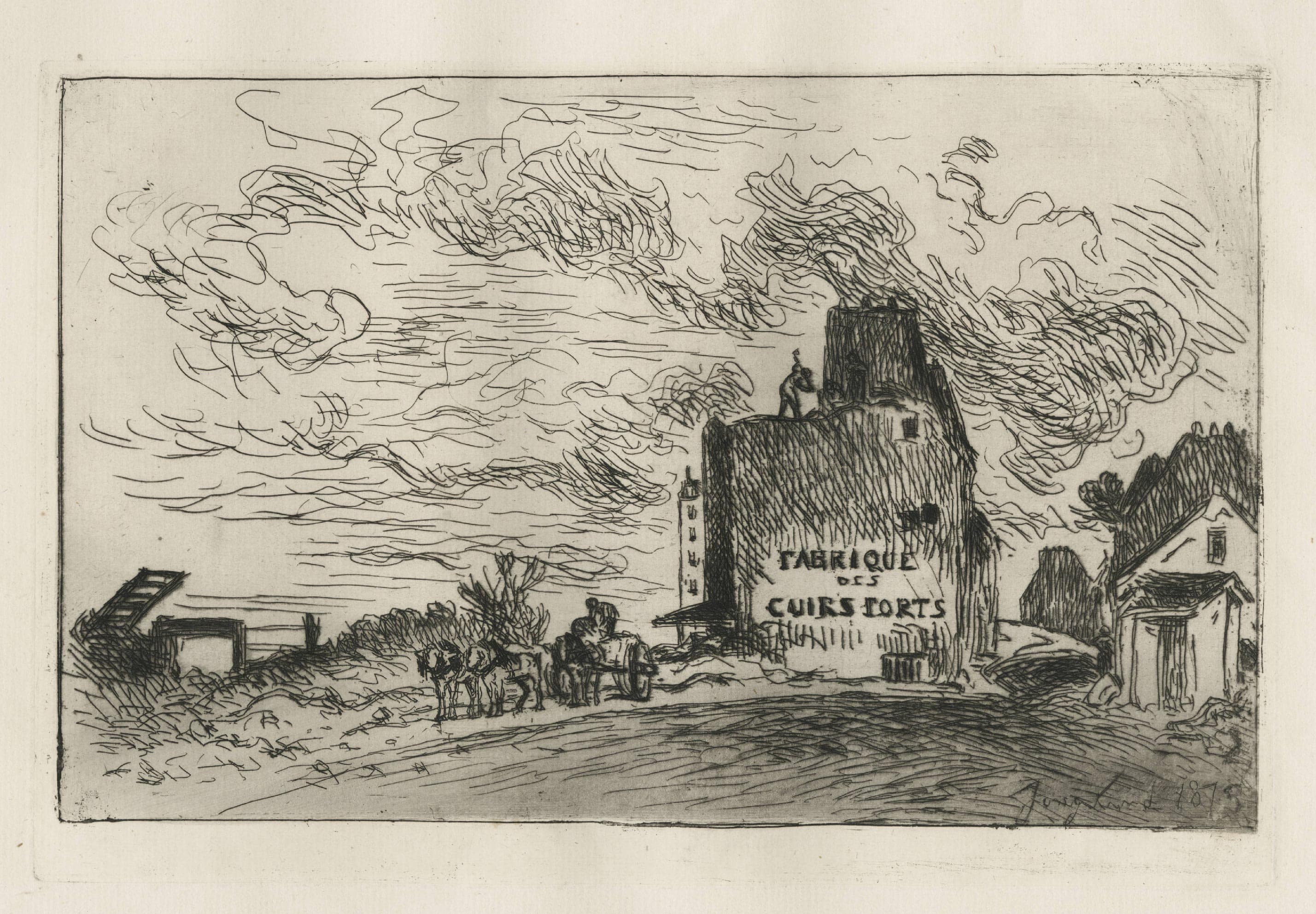 Démolition de la rue des Franc-Bourgeois Saint-Marcel