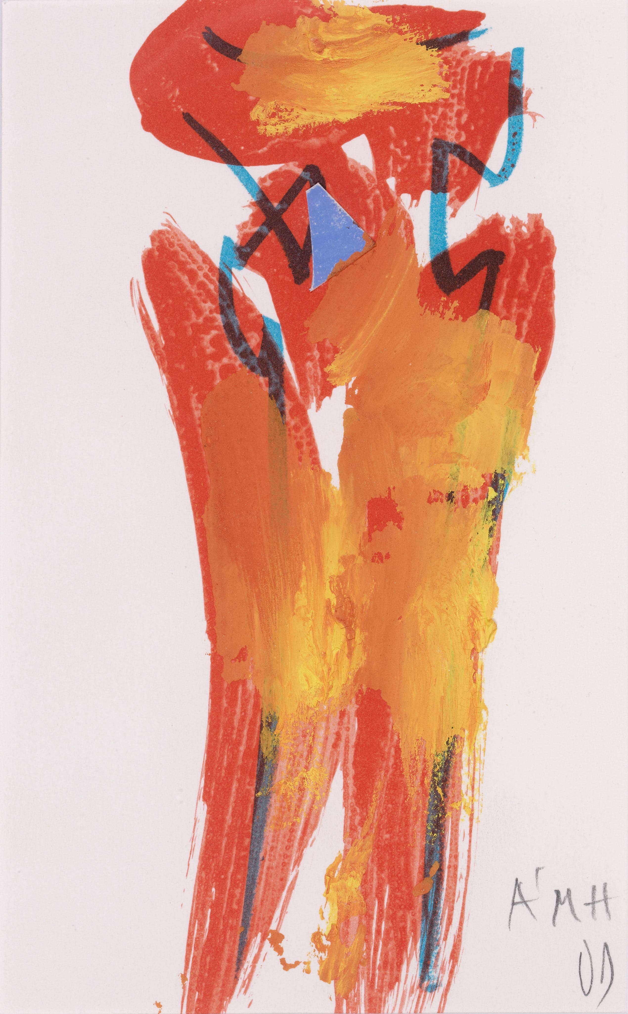 Signe-personnage (1991 artist's wish card)