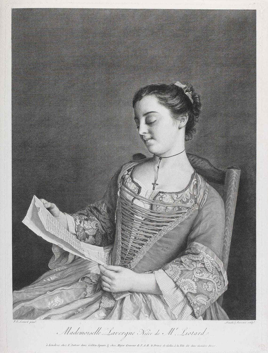 Mademoiselle Lavergne Nièce de Mr Liotard ou La liseuse