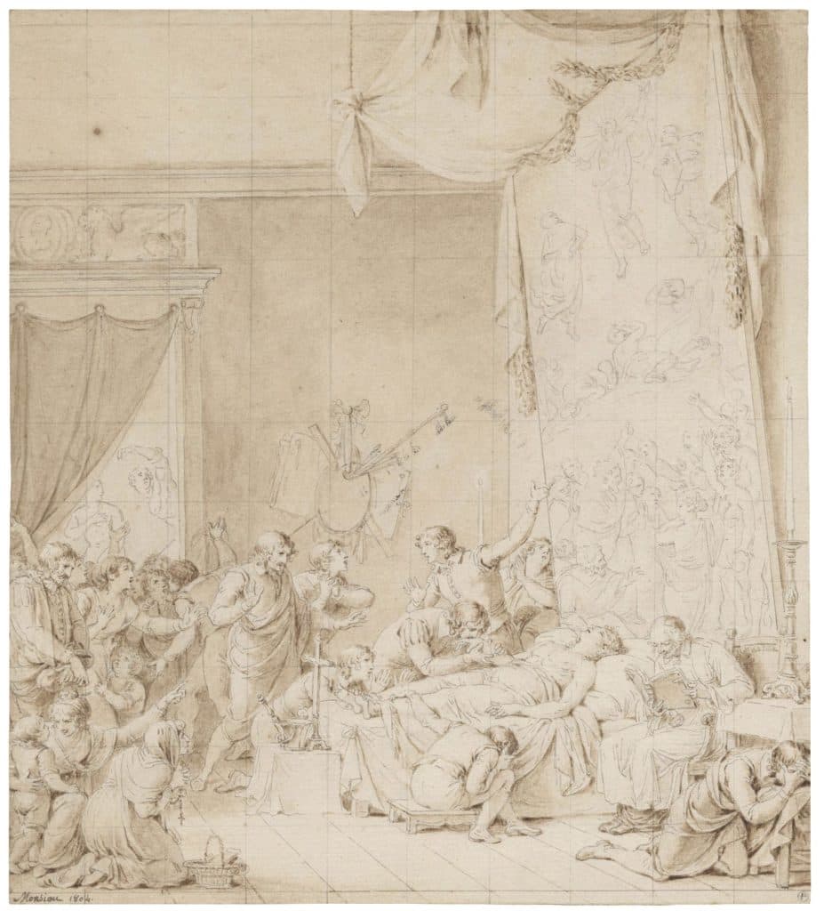 Monsiau – La mort de Raphaël