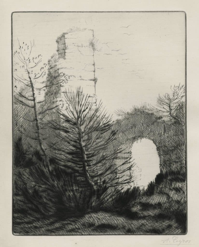 Legros – Les ruines du monastère