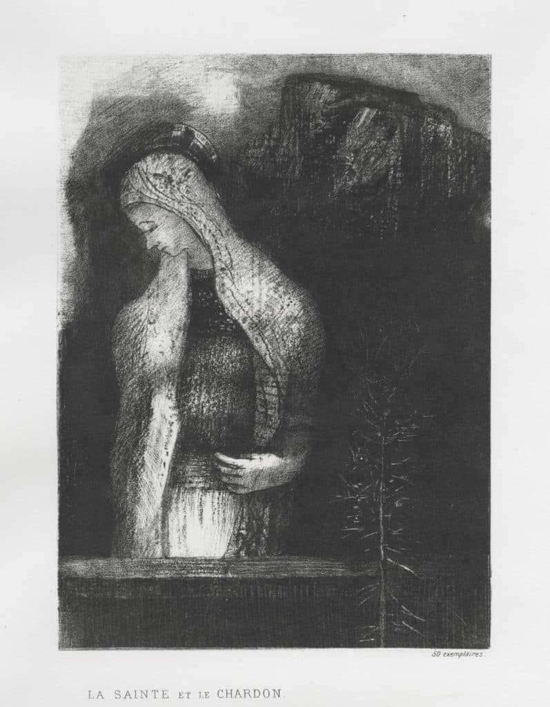 Redon – La sainte et le chardon