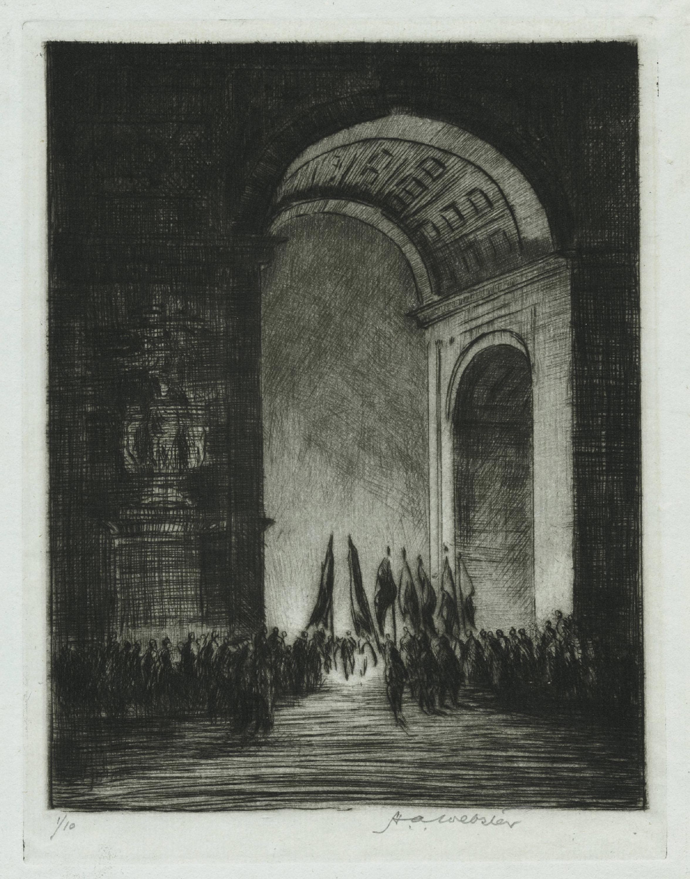 La flamme de l’Arc de Triomphe
