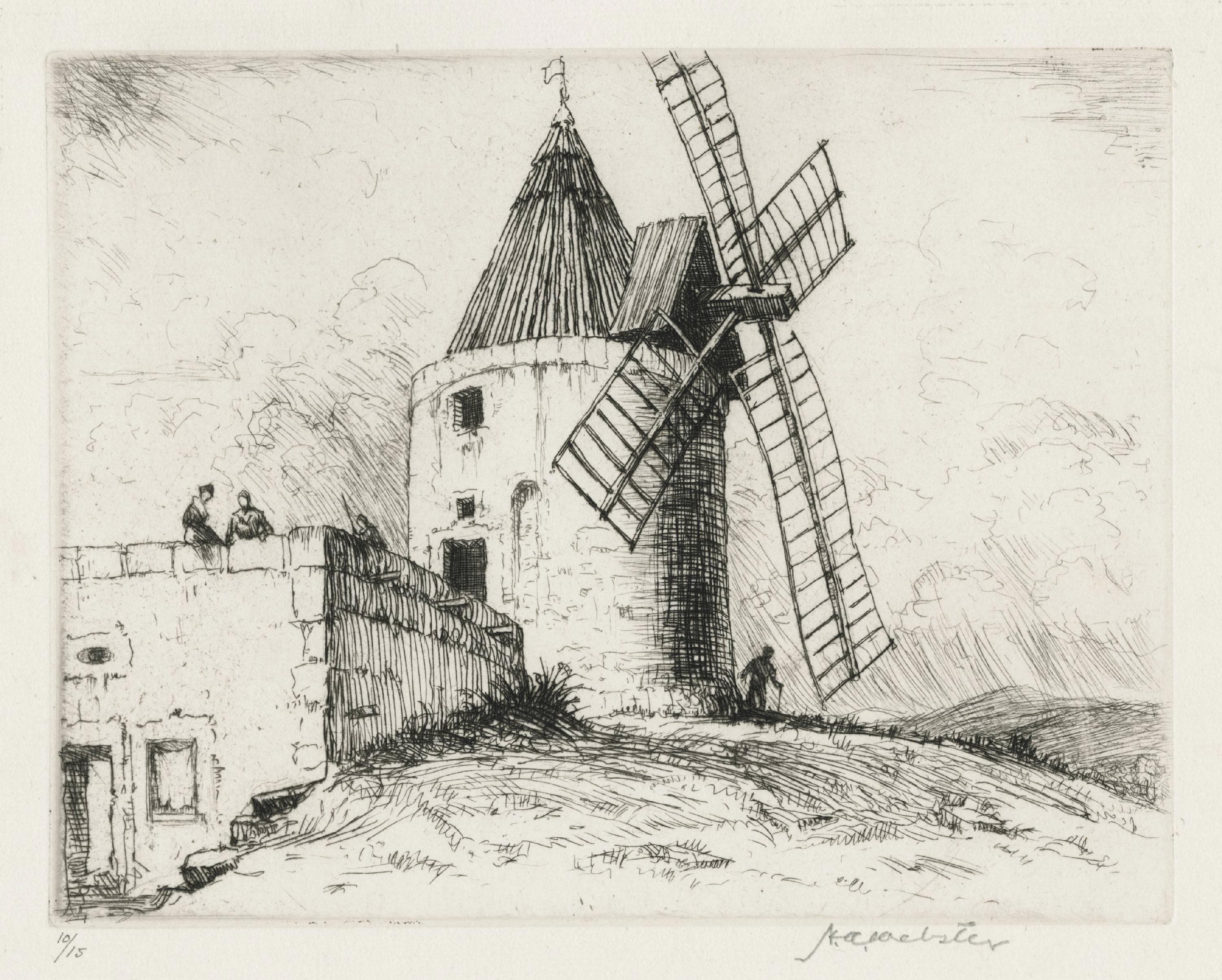 Le moulin d’Alphonse Daudet, Fontevieille