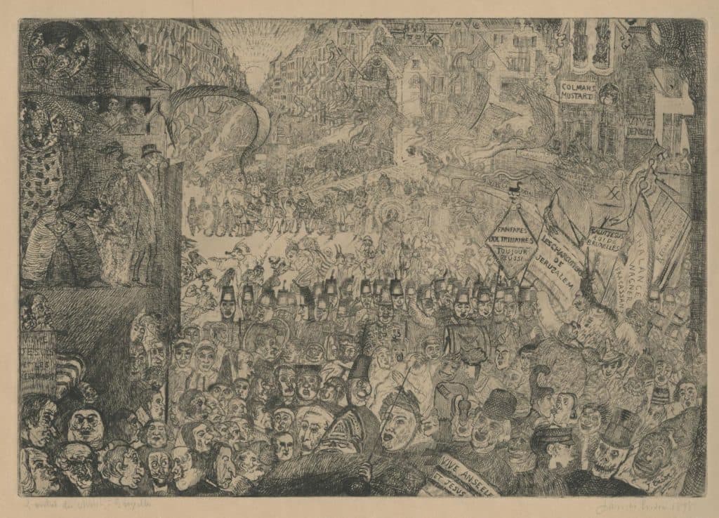 Ensor – L’entrée du Christ à Bruxelles