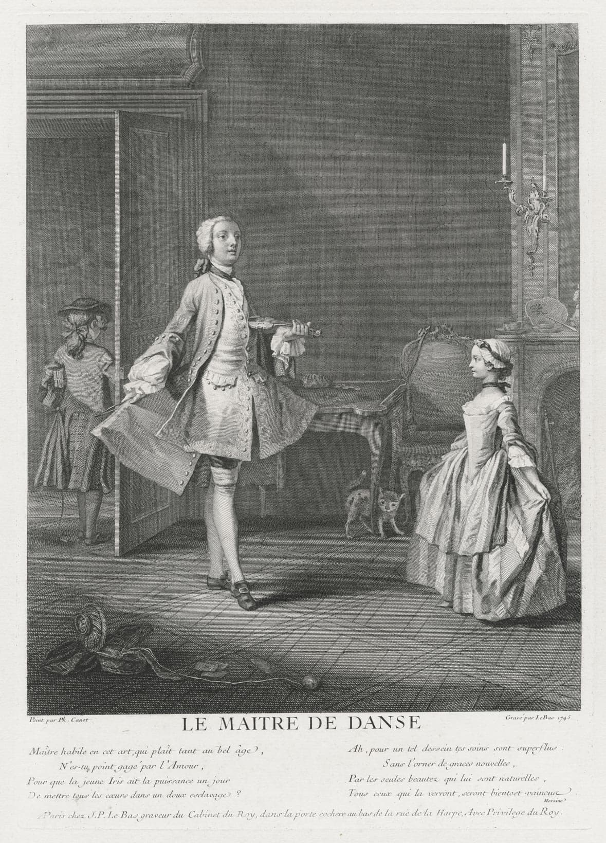 Le maître de danse