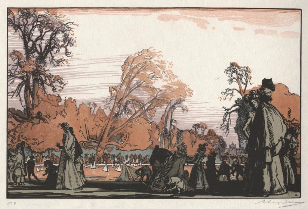 Lepère – Le bassin des Tuileries