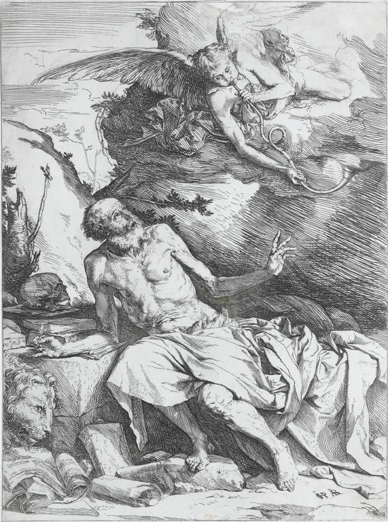Ribera – Saint Jérôme entendant la trompette du Jugement Dernier