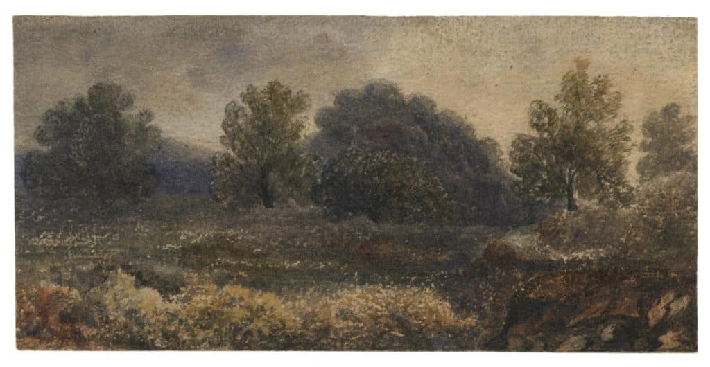Rousseau – Paysage le soir